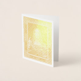 Salvator Mundi Leonardo Gold Foil Note Card Folie Kaarten