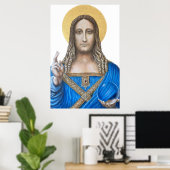 Salvator Mundi  Poster (Thuiskantoor)