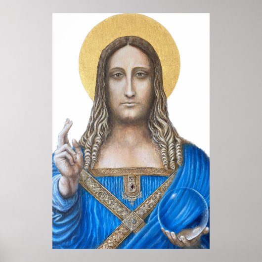 Salvator Mundi  Poster (Voorkant)