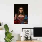 Salvator Mundi Poster (Thuiskantoor)