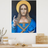 Salvator Mundi  Poster (Keuken)