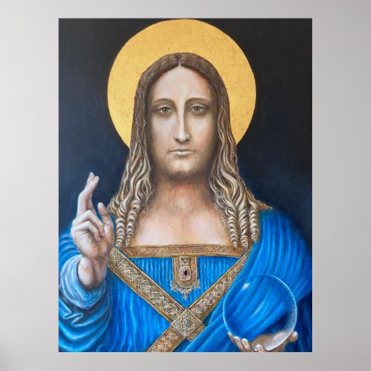 Salvator Mundi  Poster (Voorkant)