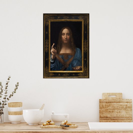 SALVATOR MUNDI POSTER (Keuken)