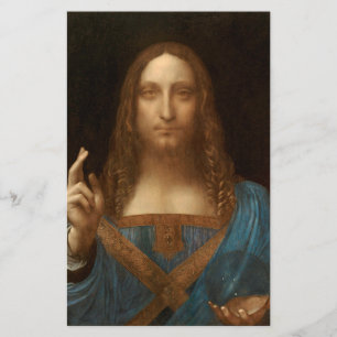 Salvator Mundi (Savior of the World) (da Vinci) Briefpapier