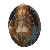 Salvator Mundi (Savior of the World) (da Vinci) Dartbord (Voorkant Rechts)