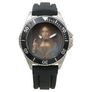 Salvator Mundi (Savior of the World) (da Vinci) Horloge