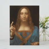 Salvator Mundi (Savior of the World) (da Vinci) Kaart (Staand voorkant)