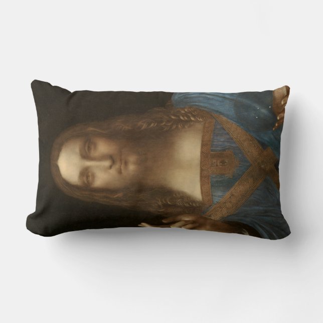 Salvator Mundi (Savior of the World) (da Vinci) Kussen (Voorkant)