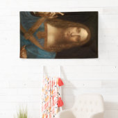 Salvator Mundi (Savior of the World) (da Vinci) Spandoek (Insitu)