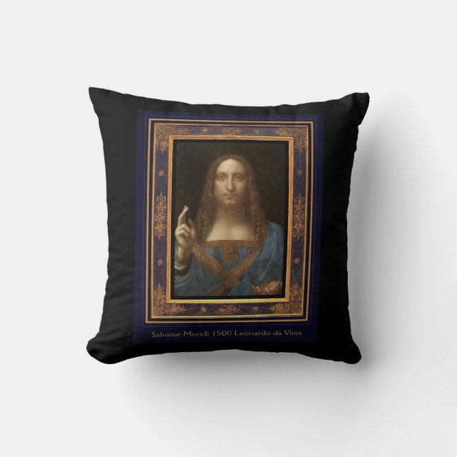 SALVATOR MUNDI ... Sierkussen (Voorkant)