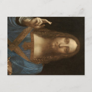 Salvator Mundi van Leonardo da Vinci Briefkaart