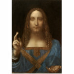 Salvator Mundi van Leonardo da Vinci Fotobeeldje Magneet<br><div class="desc">Salvator Mundi van Leonardo da Vinci. Mooie renaissance meesterwerk waarin Jezus Christus wordt afgebeeld. Geweldige geschenken voor christenen,  kerstcadeauideeën en geschenken voor kunstliefhebbers.</div>