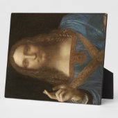 Salvator Mundi van Leonardo da Vinci Fotoplaat (Zijkant)