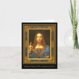 Salvator Mundi van Leonardo da Vinci Kaart