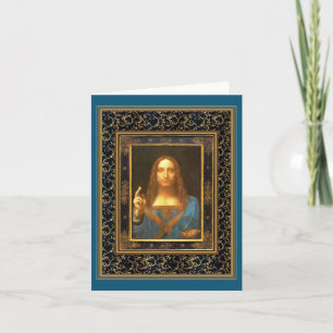 Salvator Mundi van Leonardo da Vinci Kaart