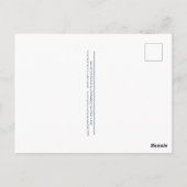 Salvator Mundi van Leonardo da Vinci ongeveer 1500 Briefkaart (Achterkant)