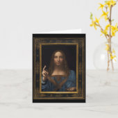 Salvator Mundi van Leonardo da Vinci ongeveer 1500 Kaart (Gele Bloem)