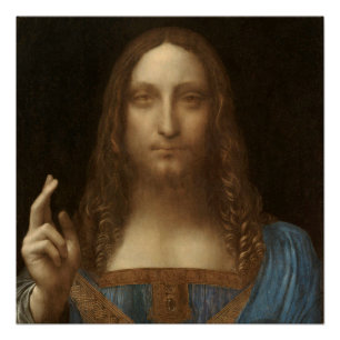 Salvator Mundi van Leonardo da Vinci Perfect Poster
