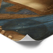 Salvator Mundi van Leonardo da Vinci Poster (Hoek)