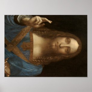 Salvator Mundi van Leonardo da Vinci Poster