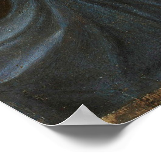 Salvator Mundi van Leonardo da Vinci Poster (Hoek)