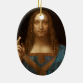 Salvator Mundi (Verlosser van de Wereld) (da Vinci Keramisch Ornament (Achterkant)