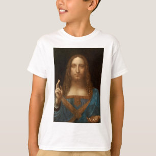 Salvator Mundi (Verlosser van de Wereld) (da Vinci T-shirt