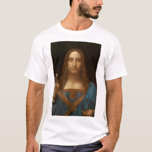 Salvator Mundi (Verlosser van de Wereld) (da Vinci T-shirt