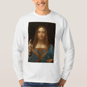Salvator Mundi (Verlosser van de Wereld) (da Vinci T-shirt