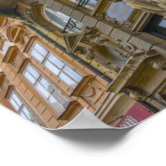 Salvator Pharmacy Exterior, Bratislava, Slowakije Poster (Hoek)