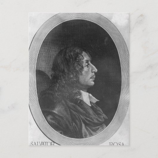 Salvator Rosa Briefkaart (Voorkant)