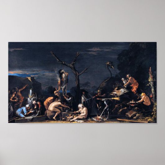 SALVATOR ROSA WITCHES PRINT (Voorkant)