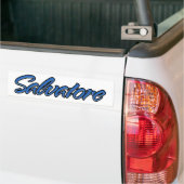 Salvatore Name blue Sticker Autoaufkleber (Op Truck)