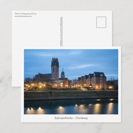 Salvatorkirche Duisburg Briefkaart (Voorkant / Achterkant)