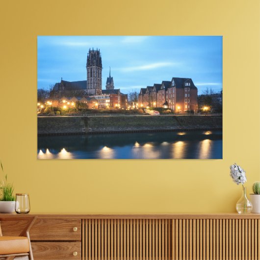 Salvatorkirche Duisburg Canvas Afdruk (Insitu (Woonkamer))