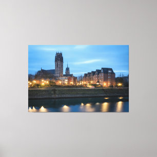 Salvatorkirche Duisburg Canvas Afdruk