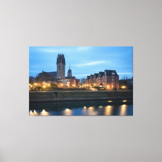 Salvatorkirche Duisburg Canvas Afdruk (Voorkant)