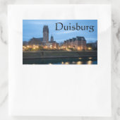 Salvatorkirche Duisburg Rechthoekige Sticker (Tas)