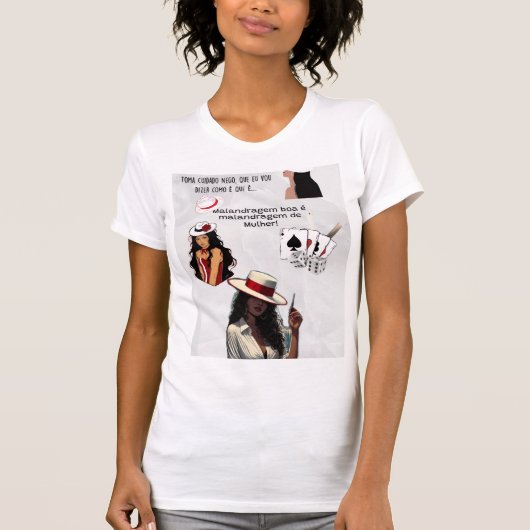 salve a malandragem  t-shirt (Voorkant)