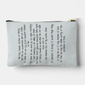 Salve Regina, Hail Heilige Koningin Rozenkrans Geb Etui (Achterkant)