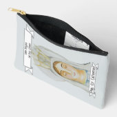 Salve Regina, Hail Heilige Koningin Rozenkrans Geb Etui (Open)