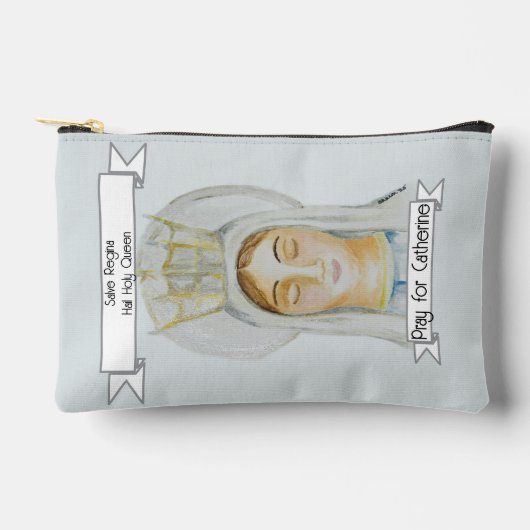 Salve Regina, Hail Heilige Koningin Rozenkrans Geb Etui (Voorkant)