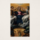 Salve Regina Latin Prayer Kaart (Achterkant)