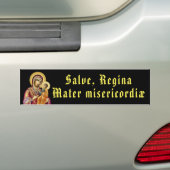 Salve Regina mater misericordiae Bumpersticker (Op auto)