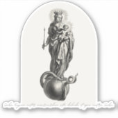 Salve Regina - VinylSticker Sticker (Voorkant)