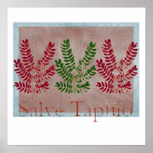 Salve Tapuio Leaf Poster