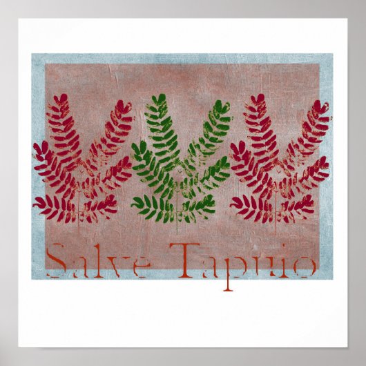 Salve Tapuio Leaf Poster (Voorkant)