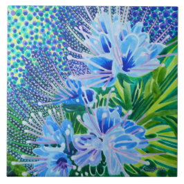 Salvia bijen Bliss keramische tegels Tegeltje