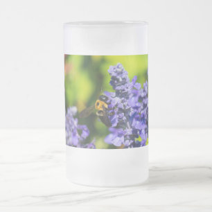 Salvia met bumblebee Mok van glazen bier