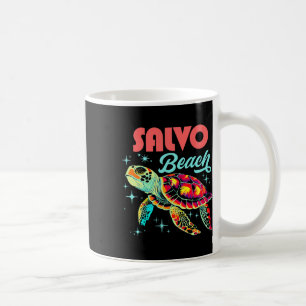 Salvo Beach NC Artistiek Zee Schildpad Retro Koffiemok